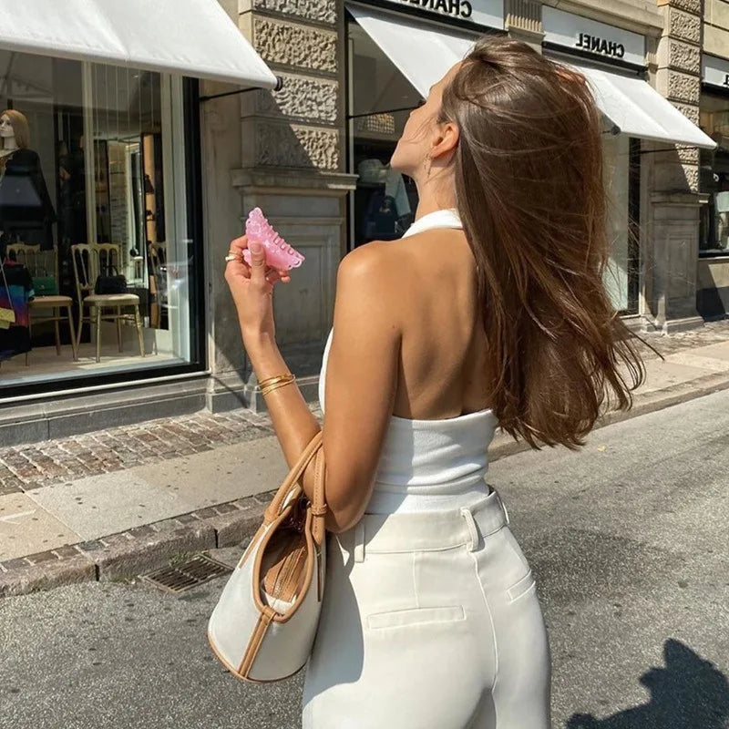 Luna Backless Halter Top